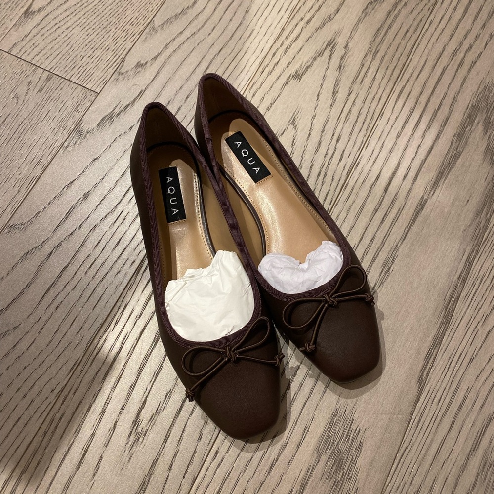 AQUA Ballet Flats